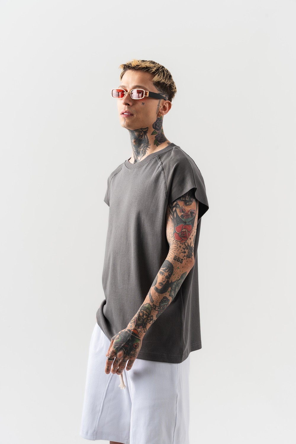 Foggy Pulse Kolsuz Oversize T-shirt