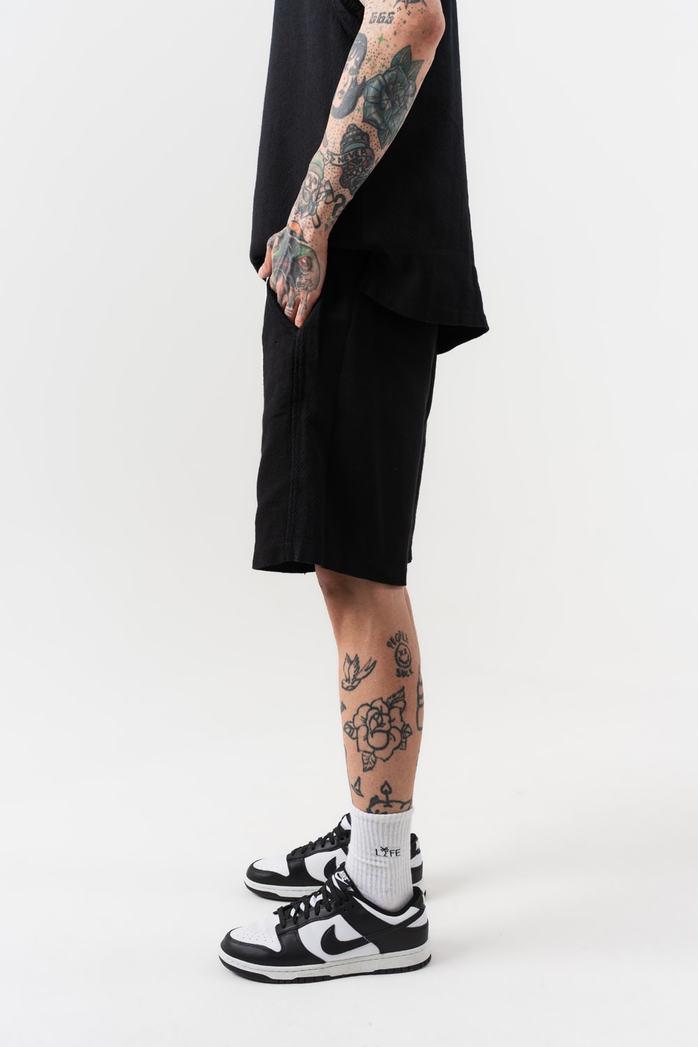 Grime Basic Keten Şort