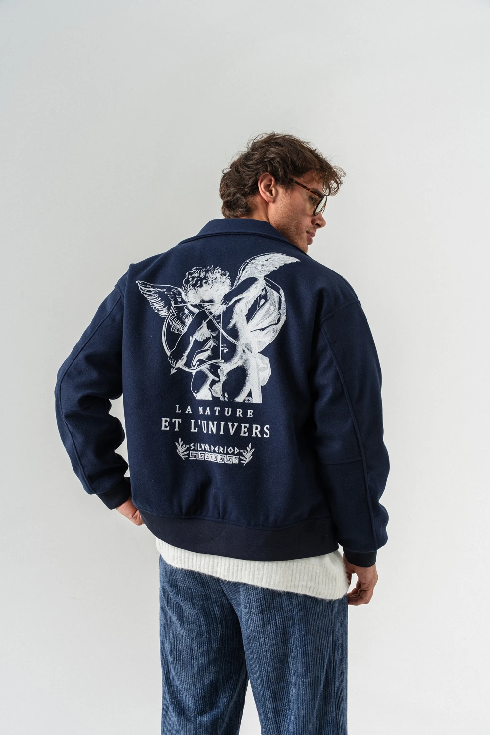 Nature Angel Sırt Baskılı Kaşe Mont