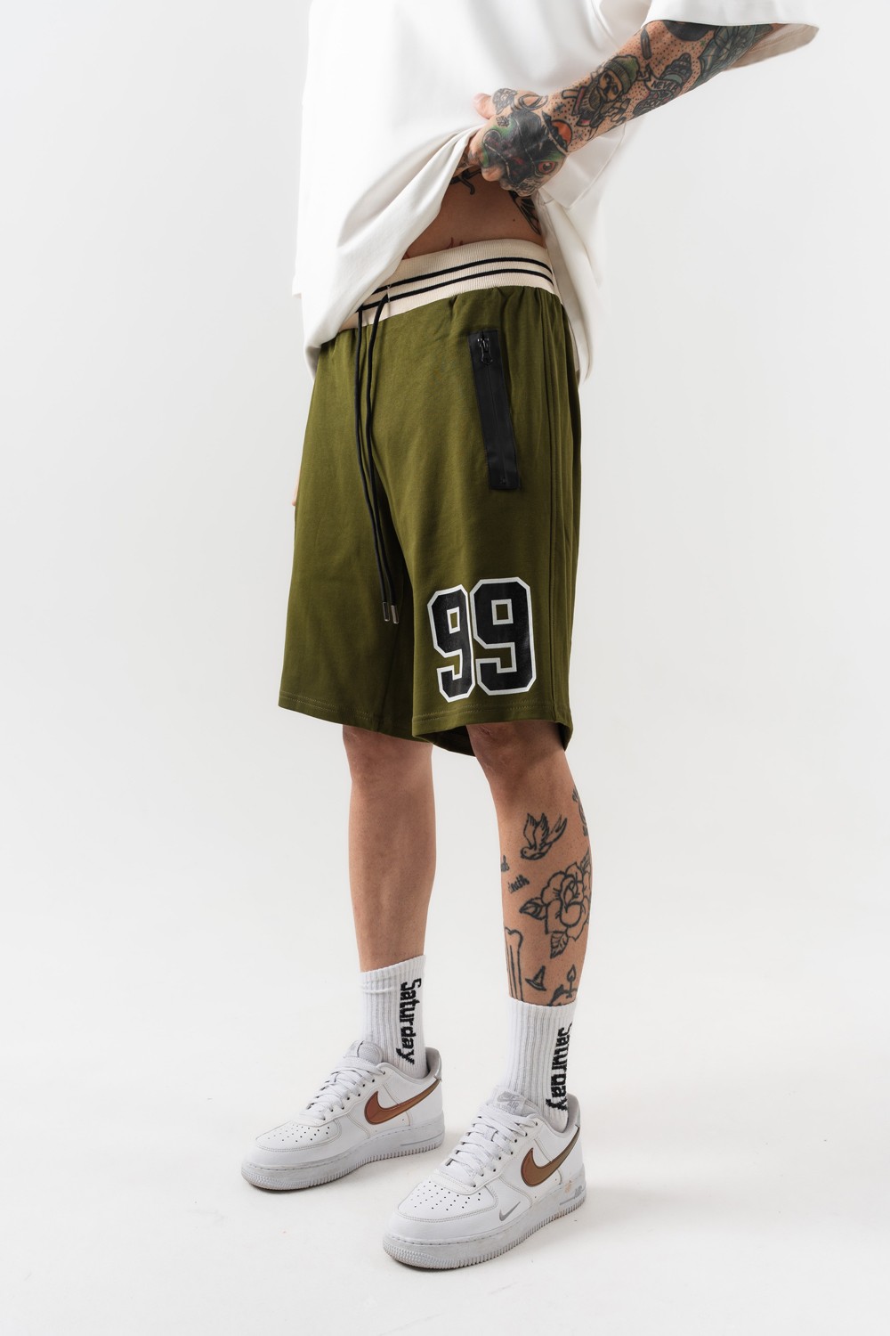 99 Zip Cep Oversize Şort