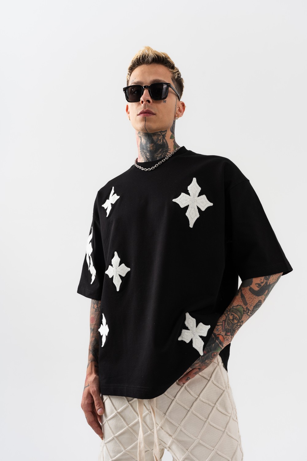 Starpiece Nakış Detaylı Oversize T-shirt