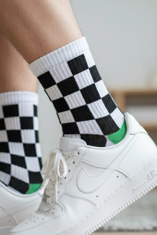 Chequered Çorap