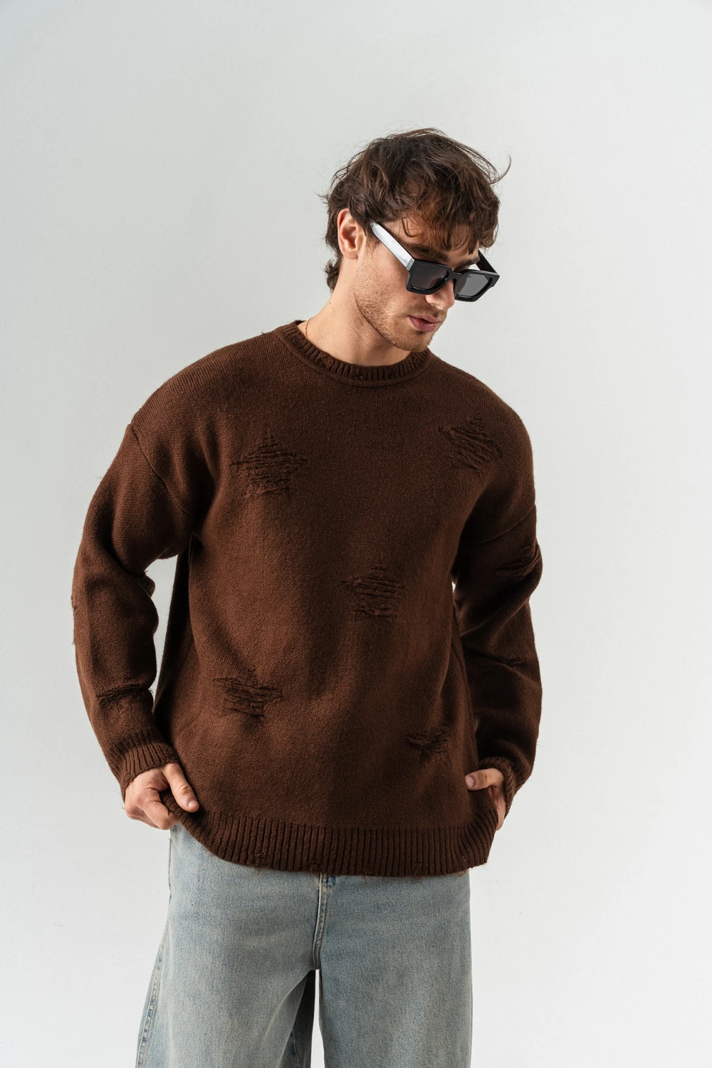 Coldtrap Kesik Detaylı Triko Kazak