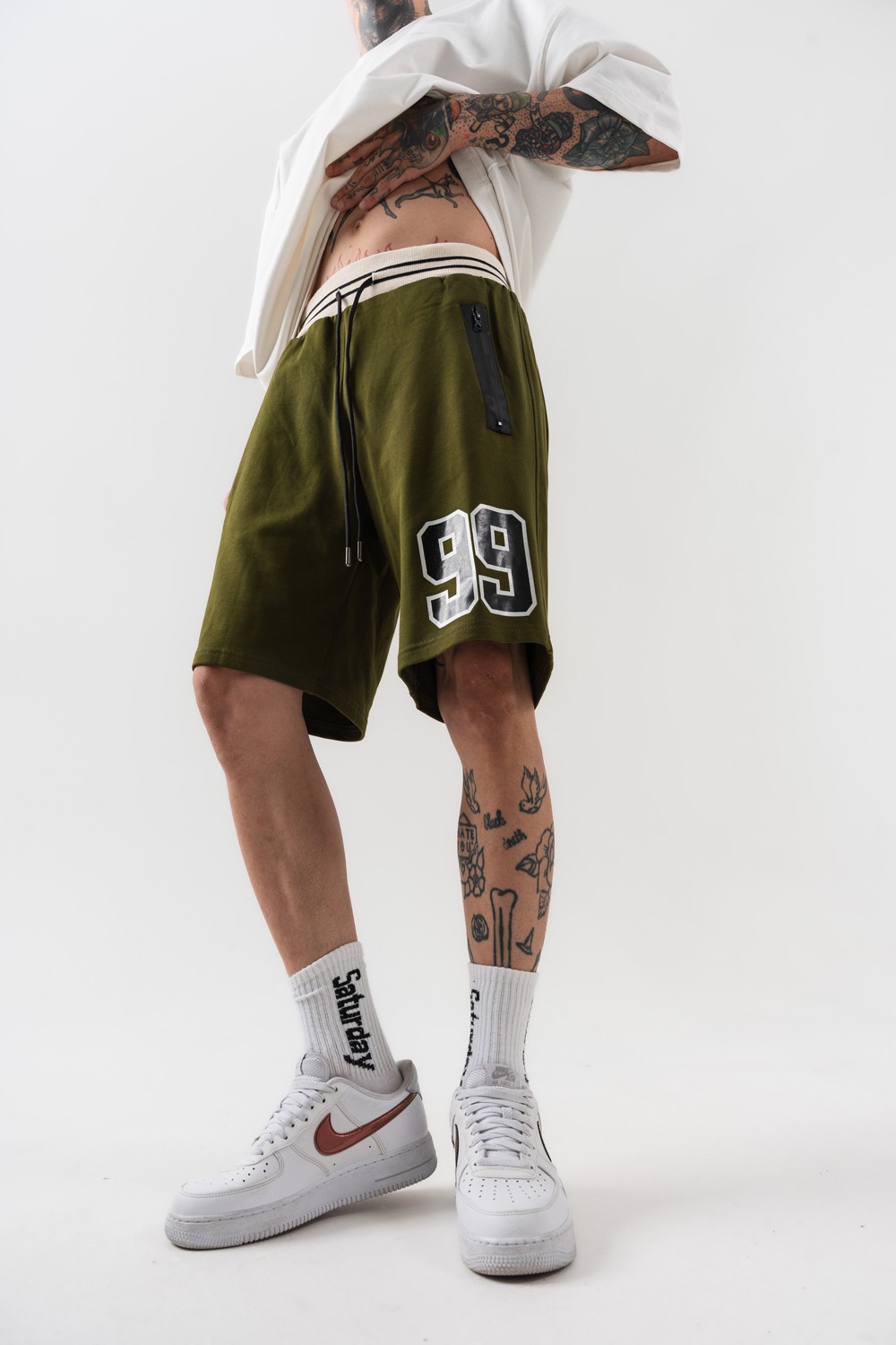 99 Zip Cep Oversize Şort