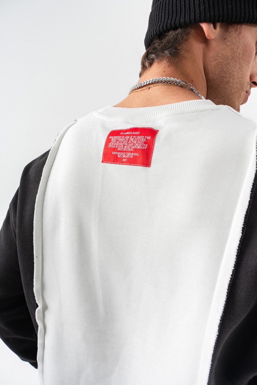 Bridge Bisiklet Yaka Sweatshirt