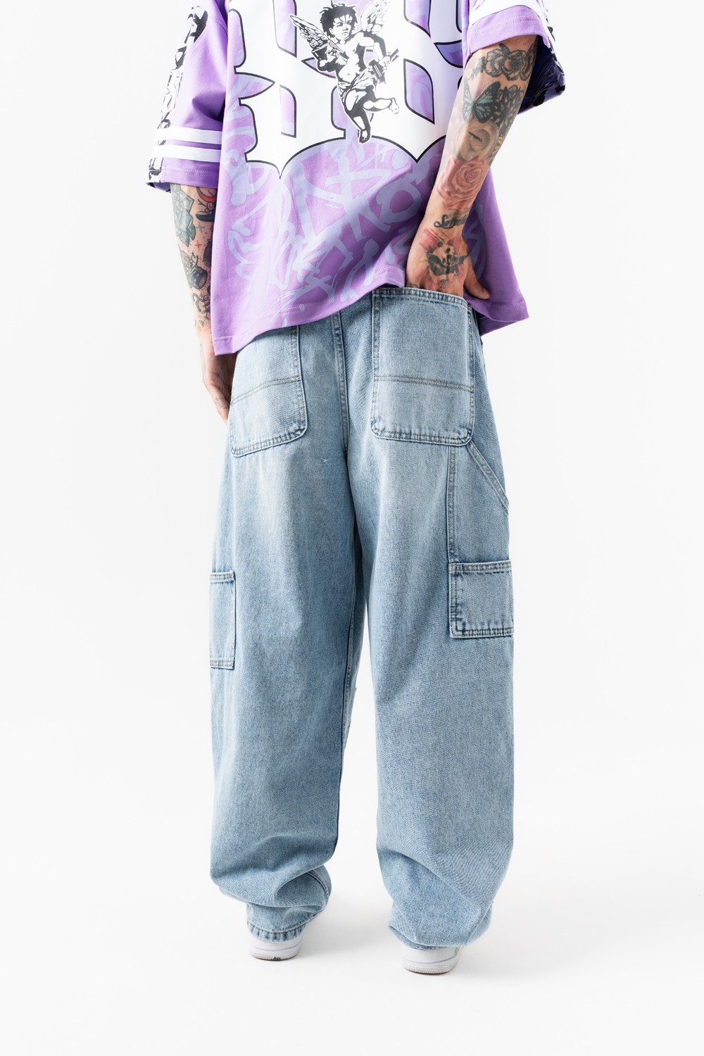 Grindcore Cep Detaylı Baggy Jean Pantolon