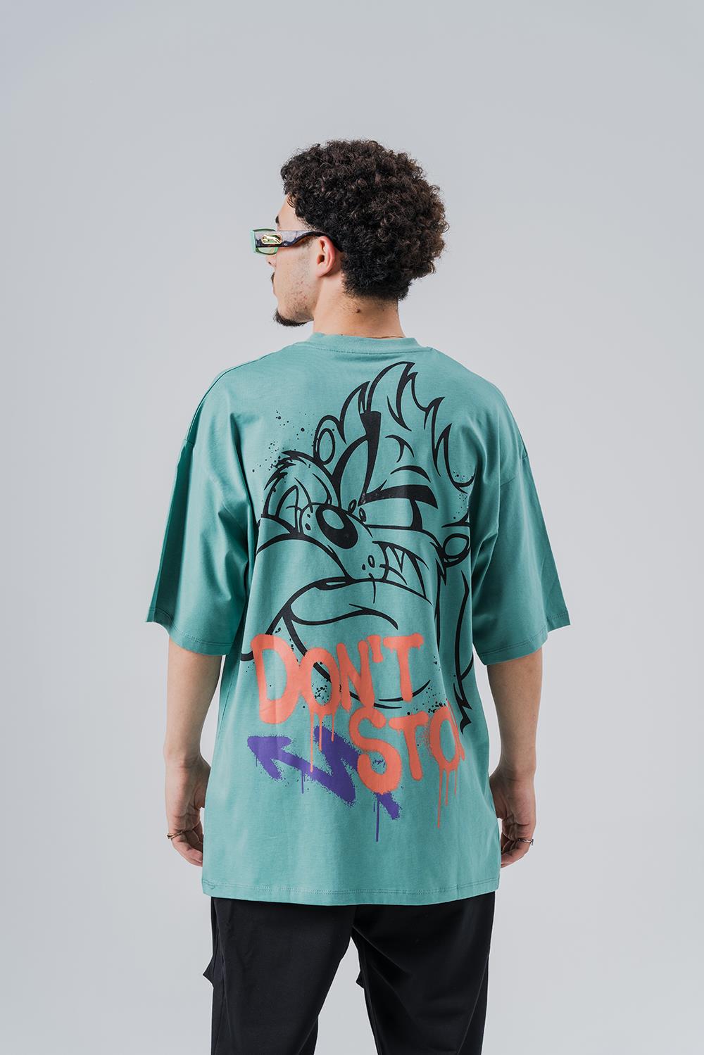 Dont Taz  Bisiklet Yaka Oversize T-shirt