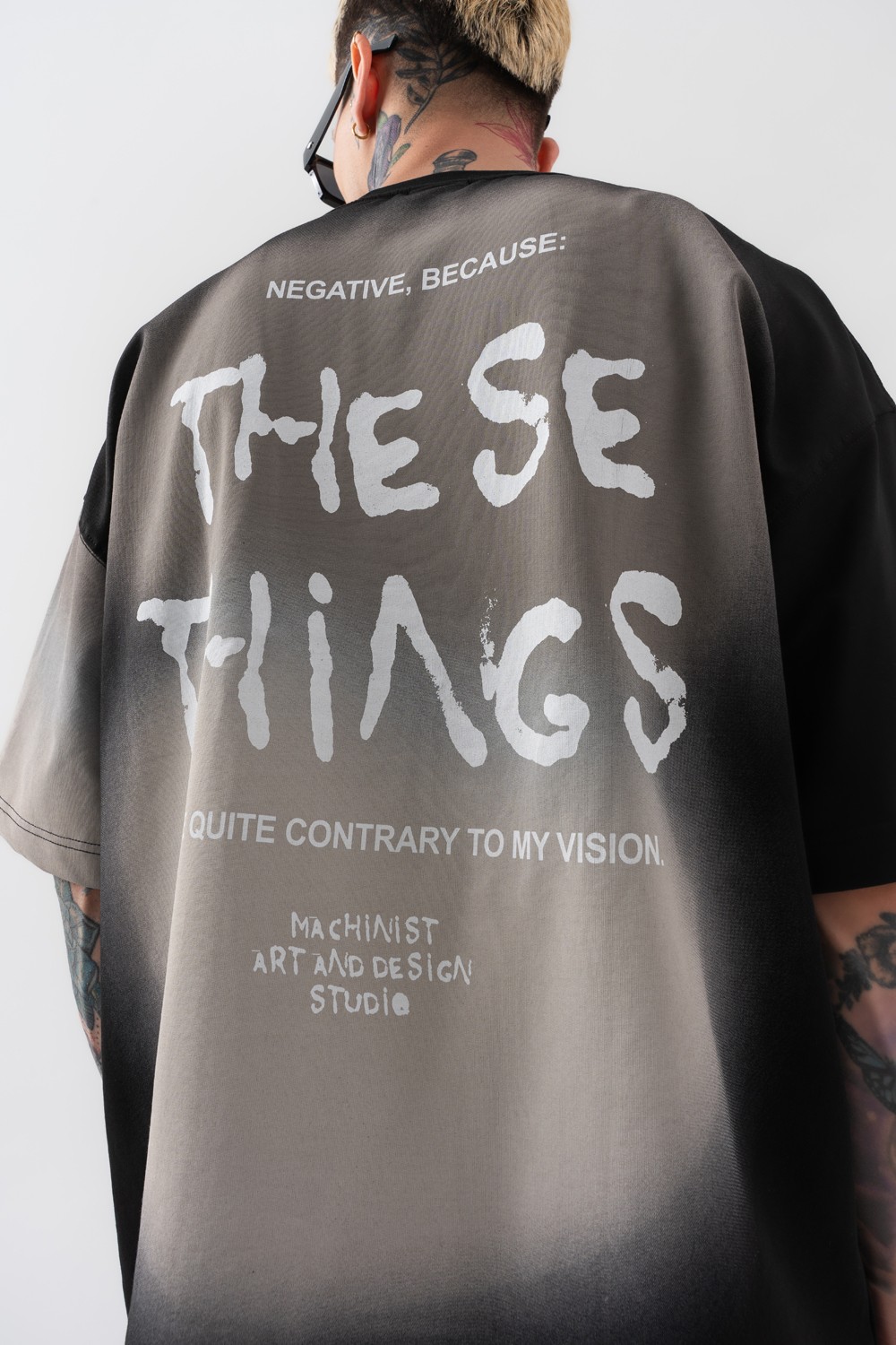 Things Sırt Baskılı Oversize T-shirt