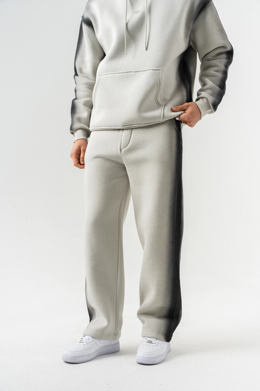 Fadeborn Kapüşonlu Sweatshirt ve Baggy Eşofman Takım