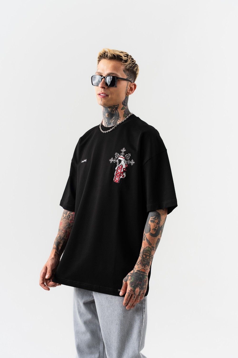 Bedouin Nakış Detaylı Oversize T-shirt