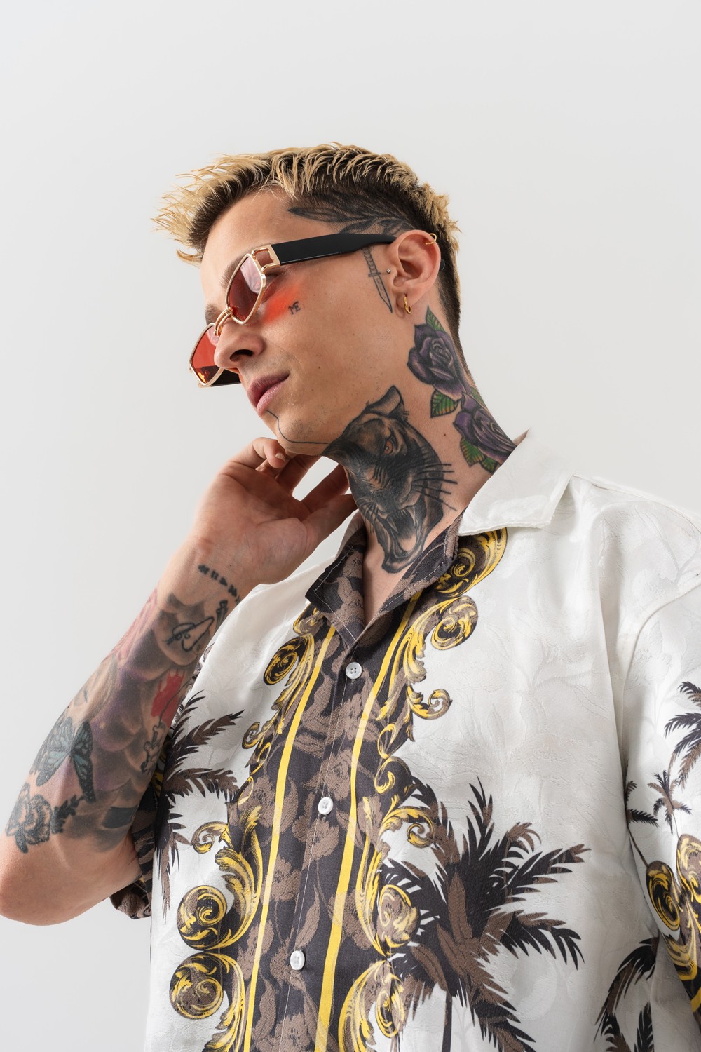 Fallpalm Oversize Gömlek ve Şort Takım