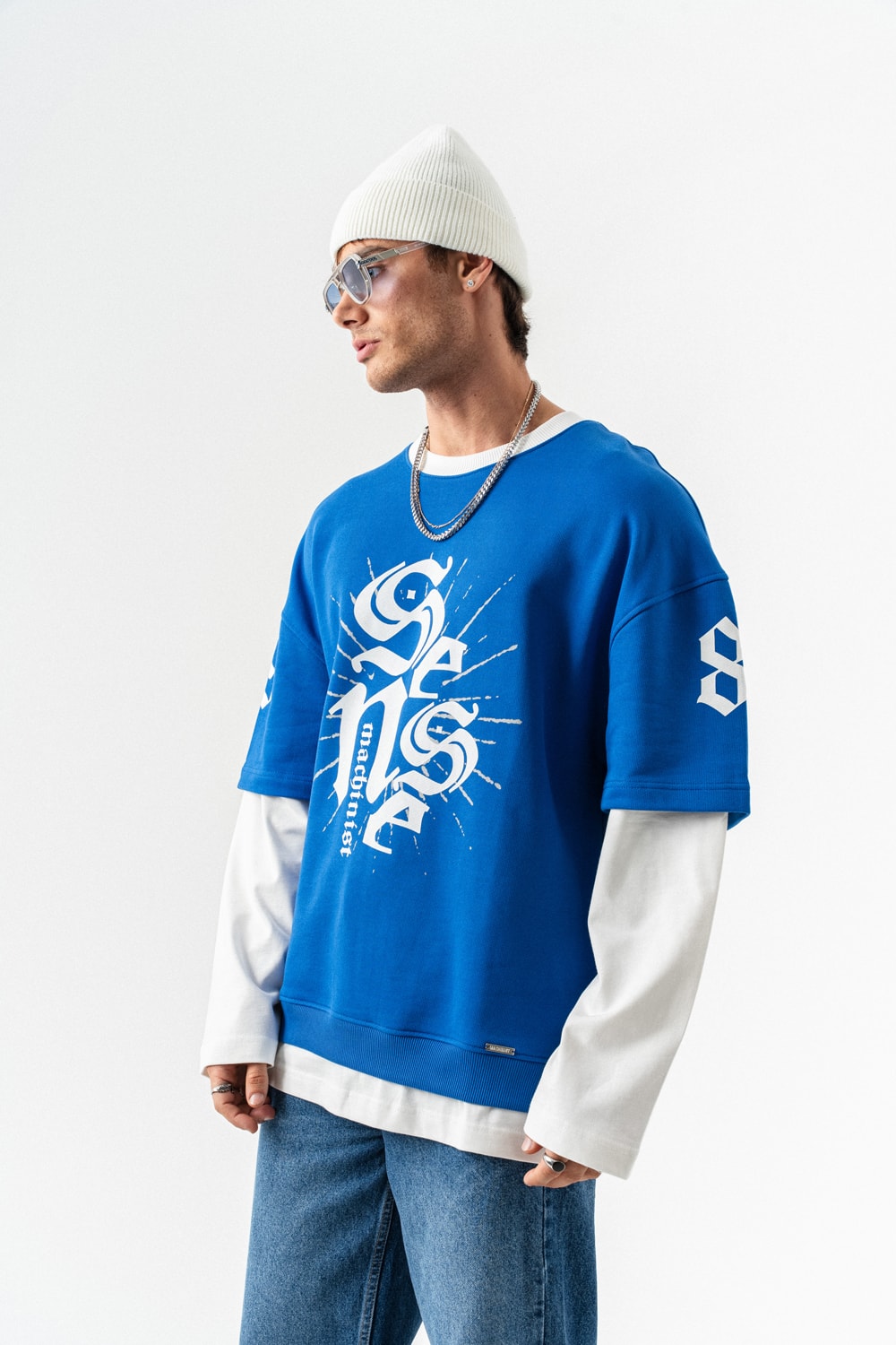 Social Uniform Bisiklet Yaka Sweatshirt