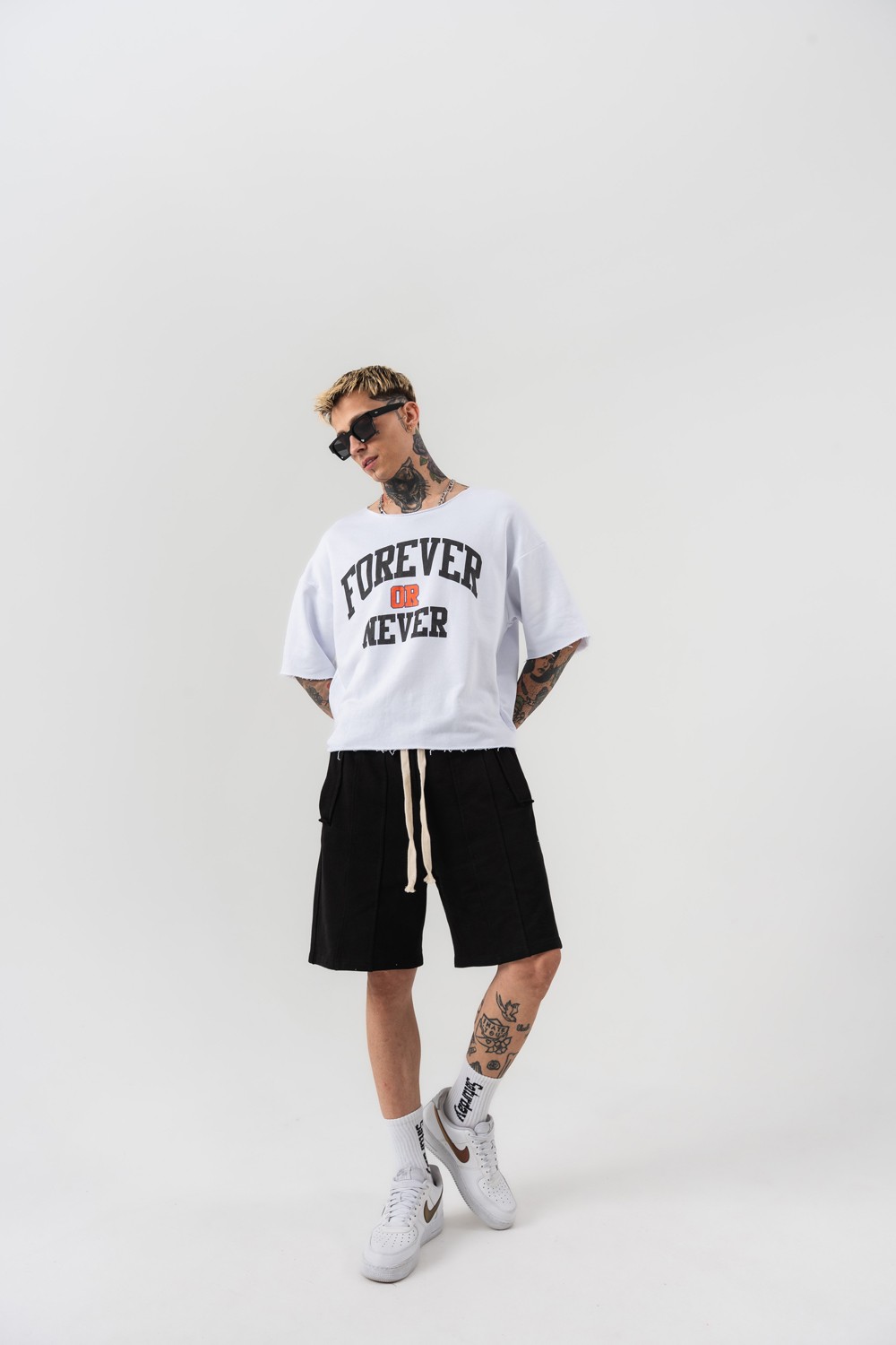 Never Oversize Crop T-shirt