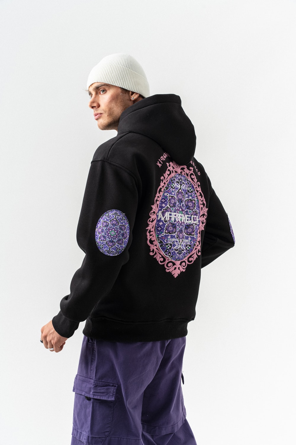 Marrakech Nakış ve Patch Detay Sweatshirt Hoodie