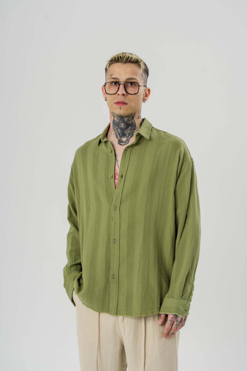 Salvatore Line Oversize Gömlek