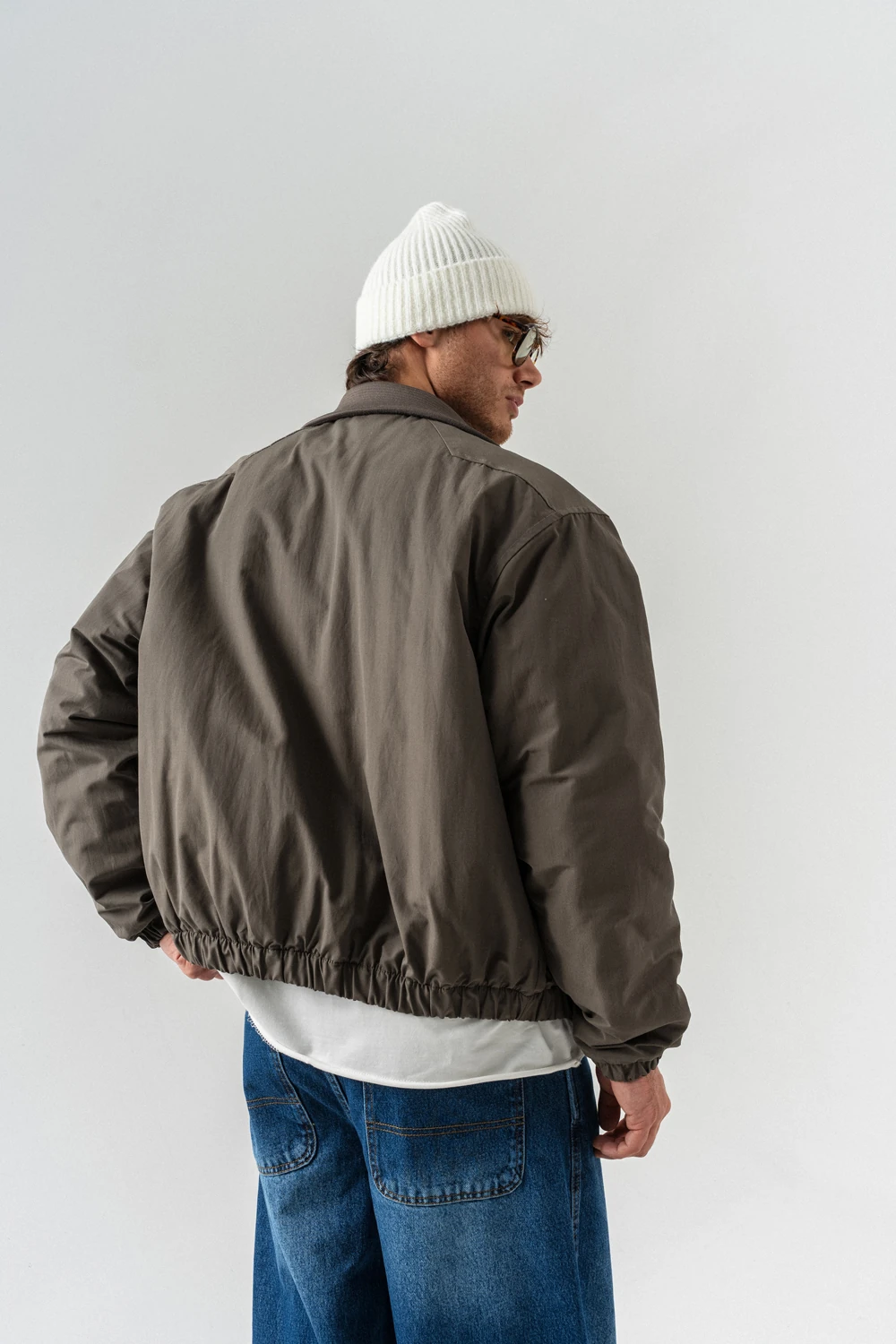 Grungefade Yaka Detaylı Şişme Mont