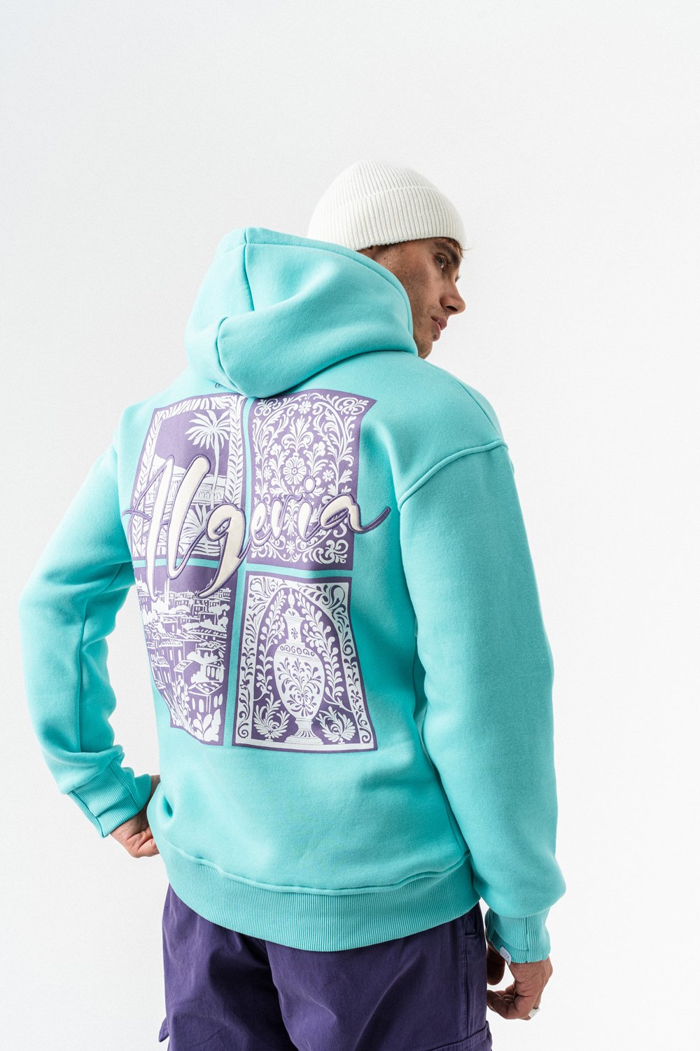 Algeria Nakış ve Patch Detay Sweatshirt Hoodie