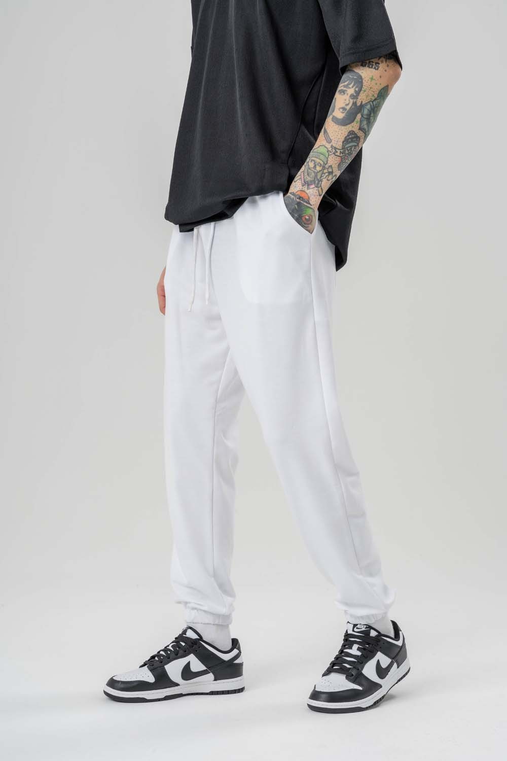 Basic Bel ve Paça Lastikli Jogger Eşofman Alt