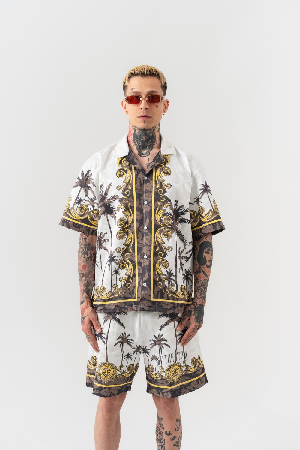 Fallpalm Oversize Gömlek ve Şort Takım