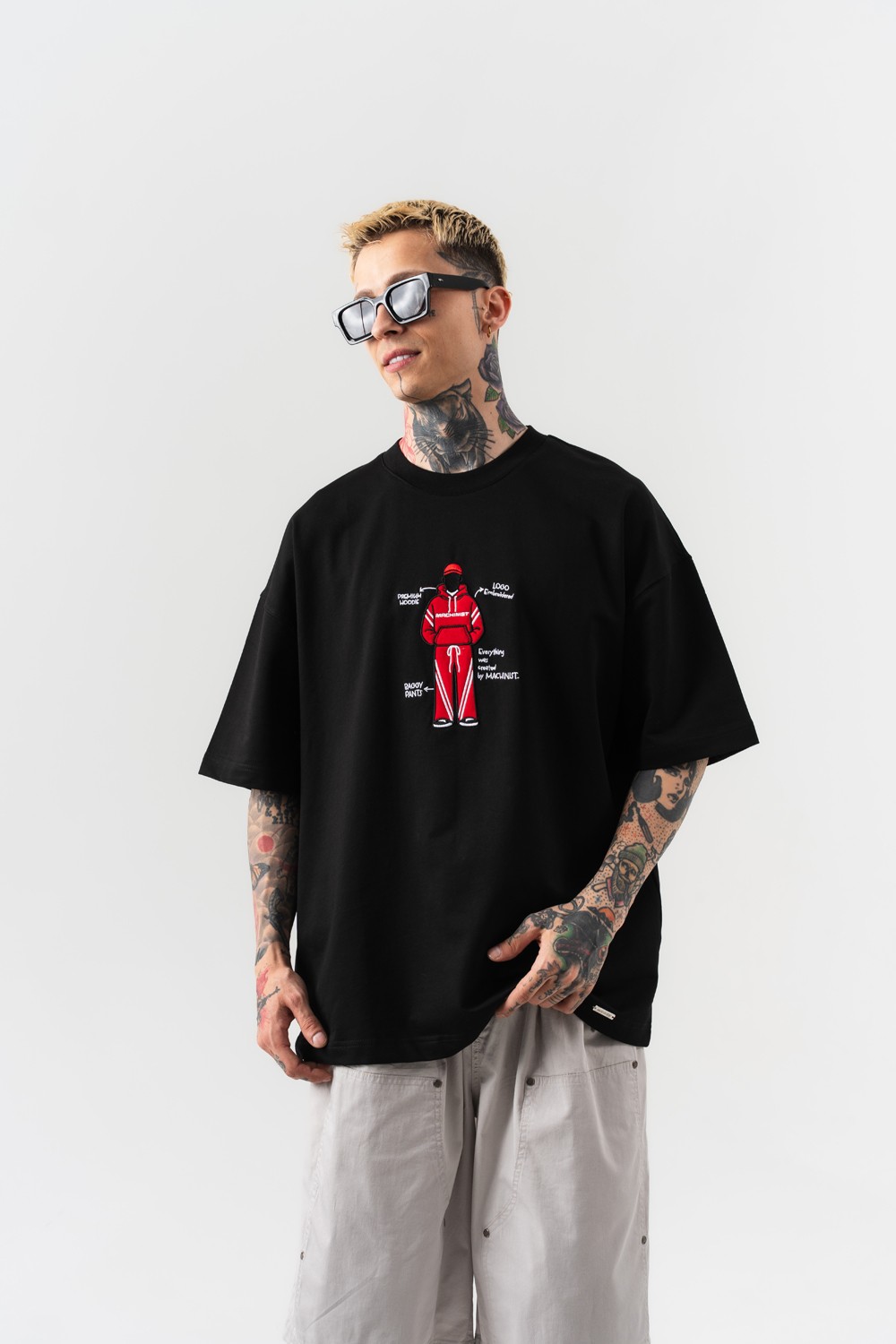 Haze Nakış Detaylı Oversize T-shirt