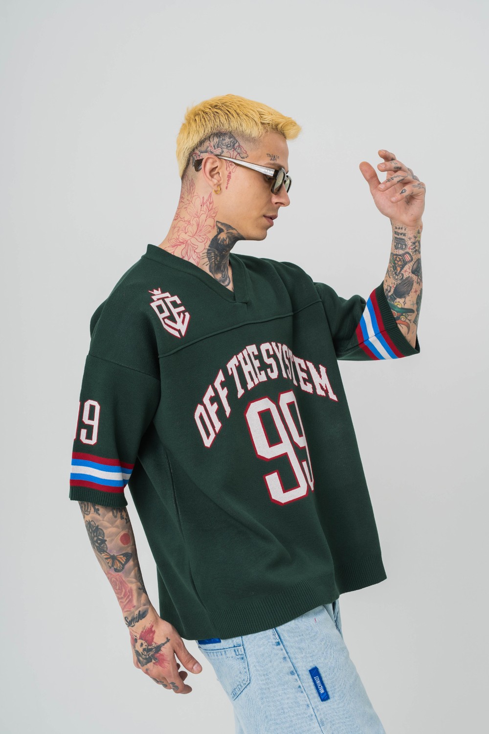 Off The System 99 Knit Oversize Triko T-shirt 
