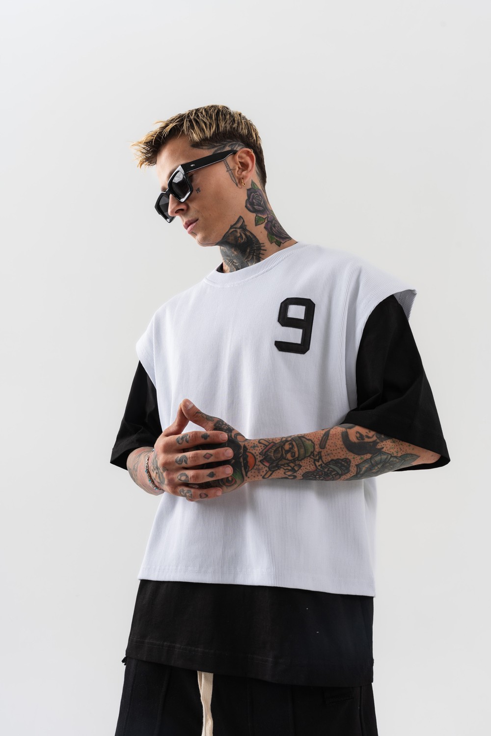 Patriot 9 Premium Oversize Crop ve T-shirt Bir Arada 2'li Set