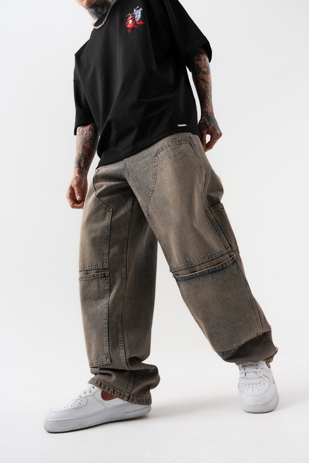 Grindcore Cep Detaylı Baggy Jean Pantolon
