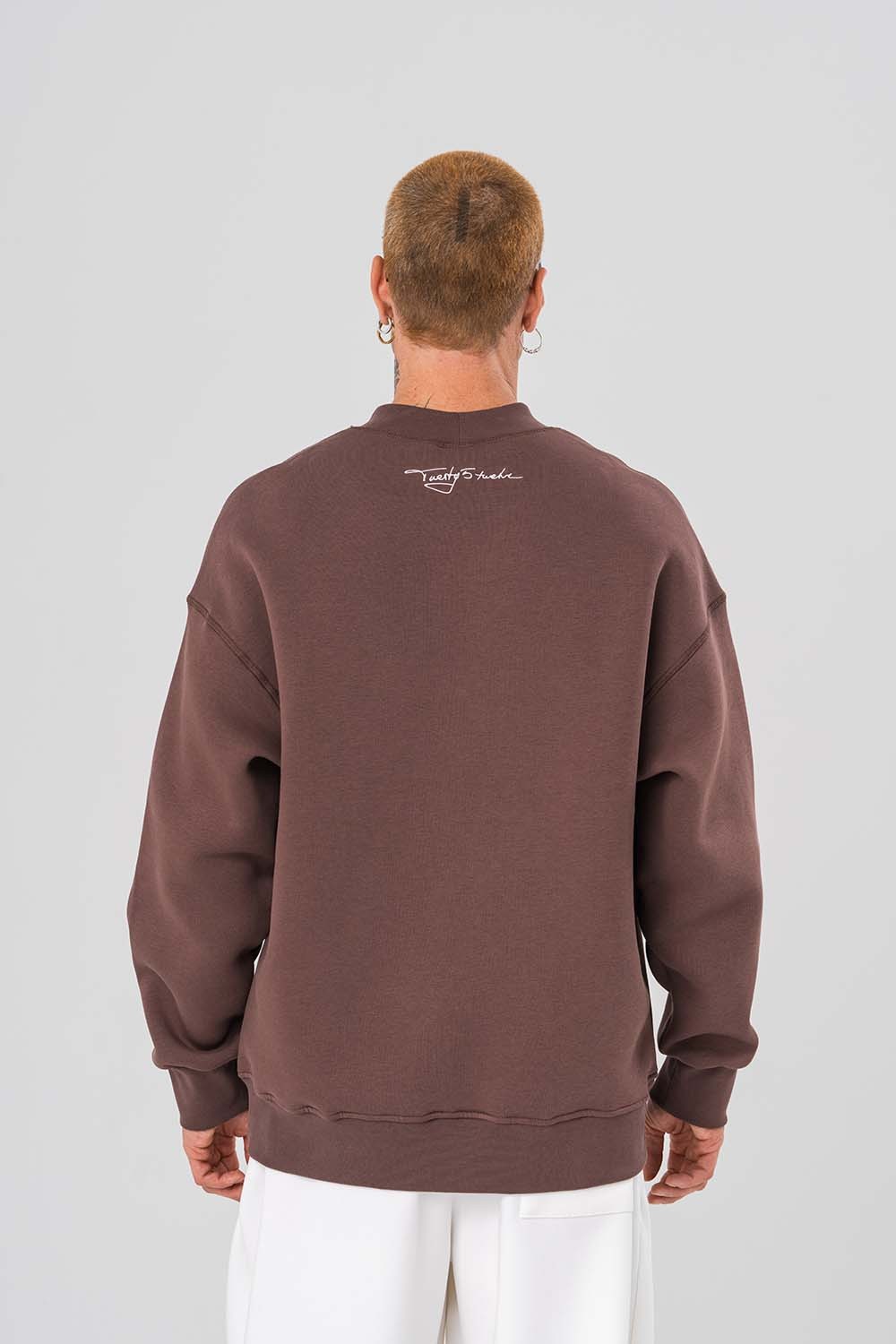 Twenty5Twelve Yaka Detaylı Bisiklet Yaka Sweatshirt