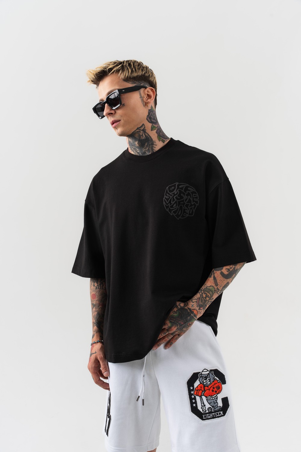 Noirline Oversize T-shirt - Siyah