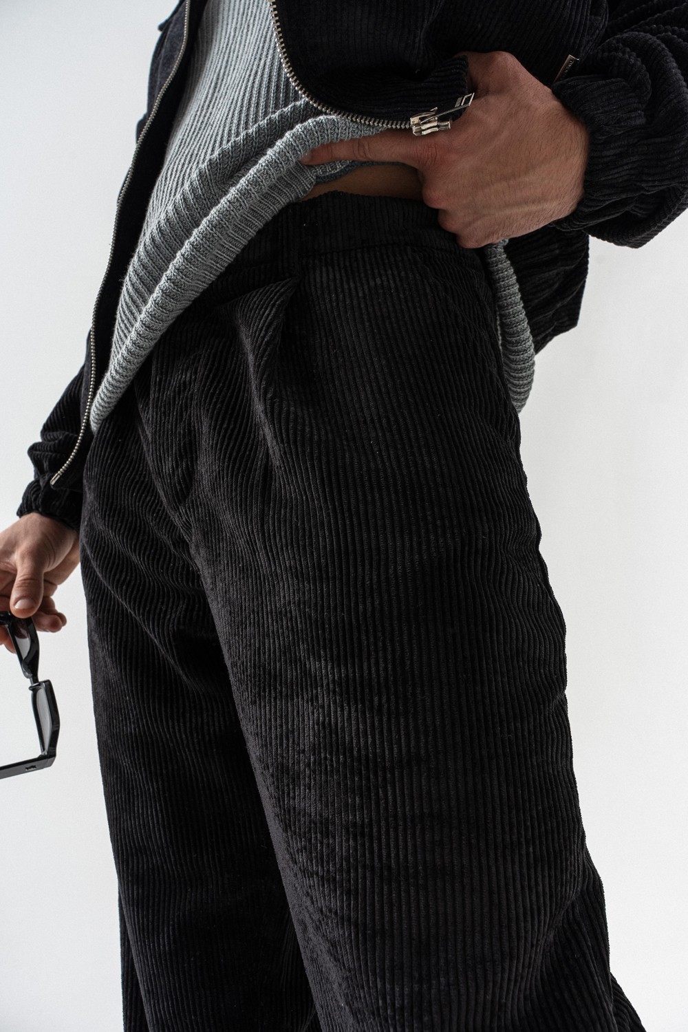 Crossway Kadife Baggy Pantolon