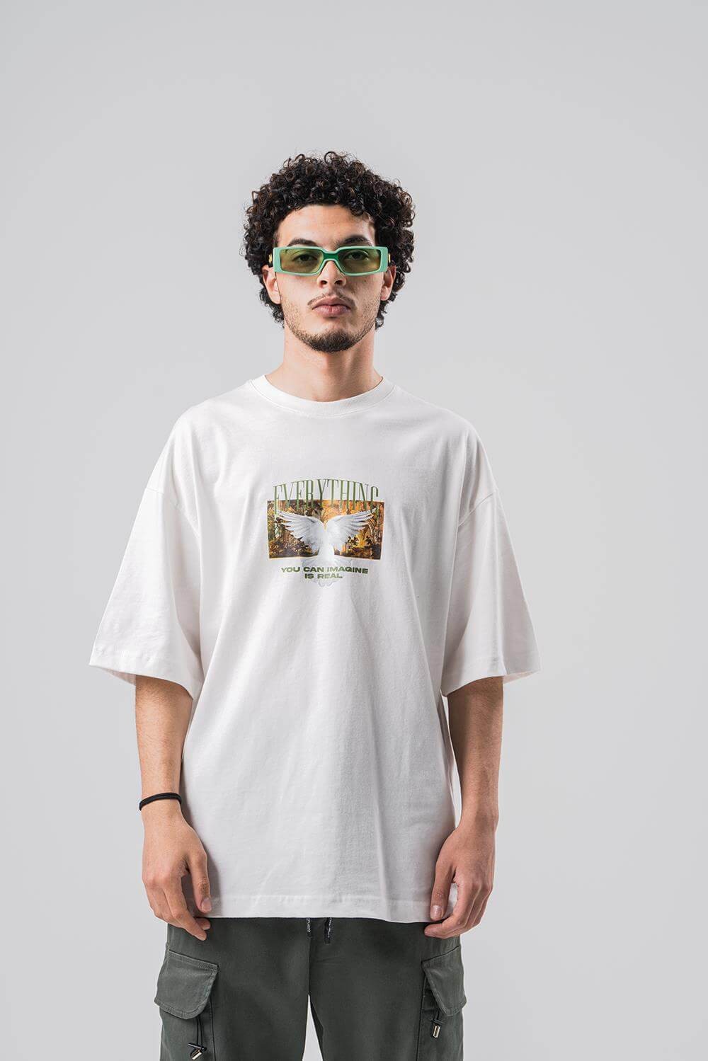 Everything  Bisiklet Yaka Oversize T-shirt