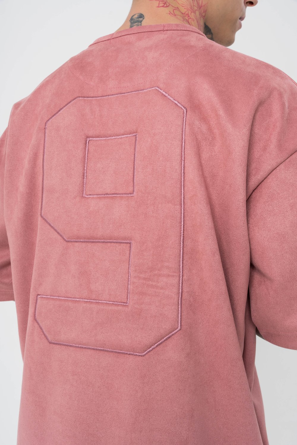 9Village Süet Oversize T-shirt