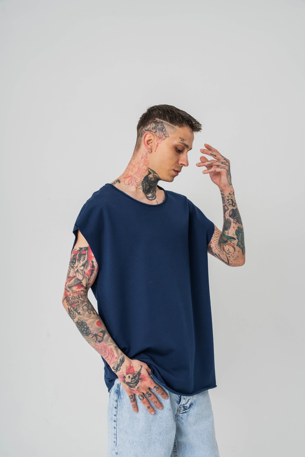 Raw Energy Kolsuz Oversize T-shirt