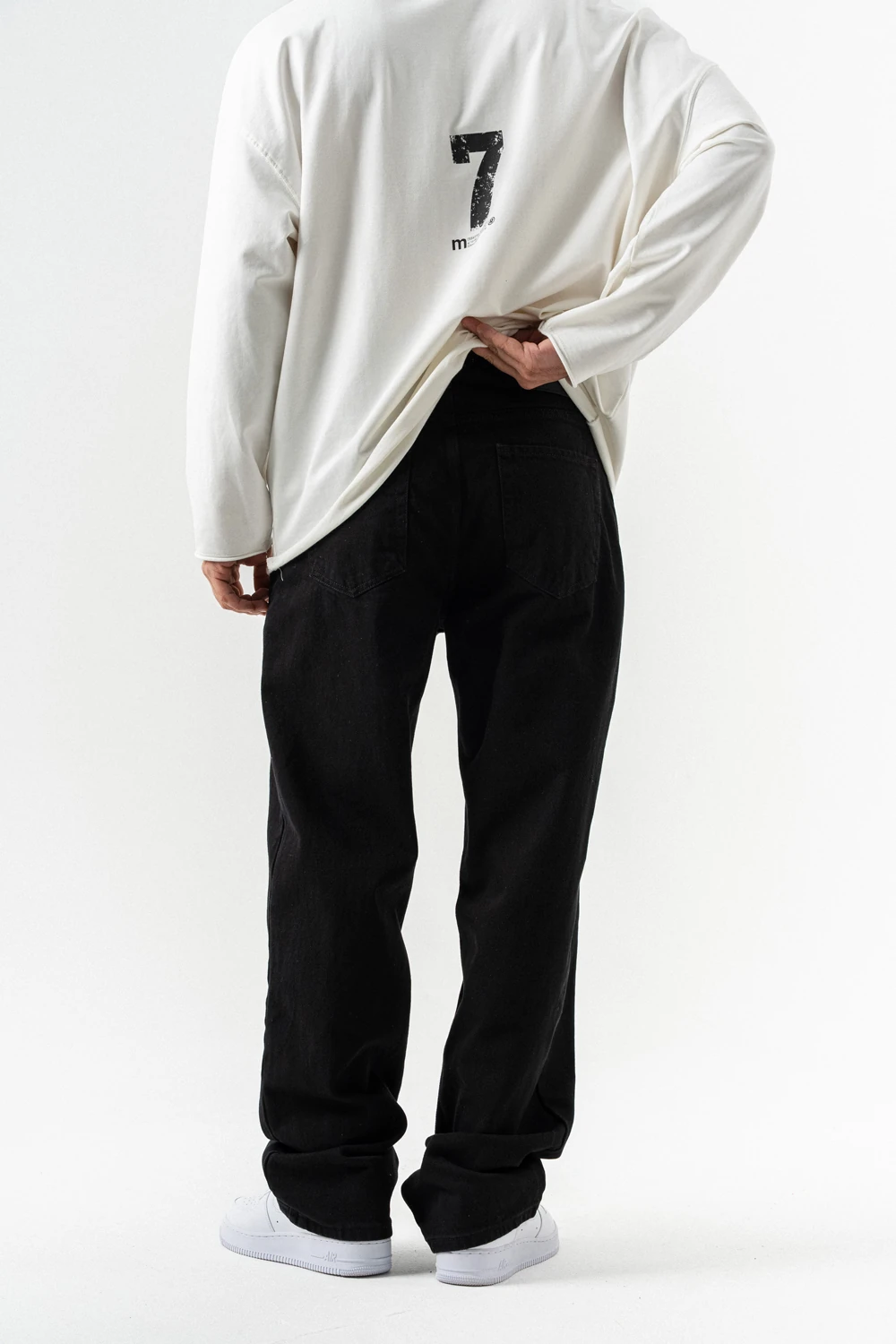 Nightgrid Jean Baggy Pantolon