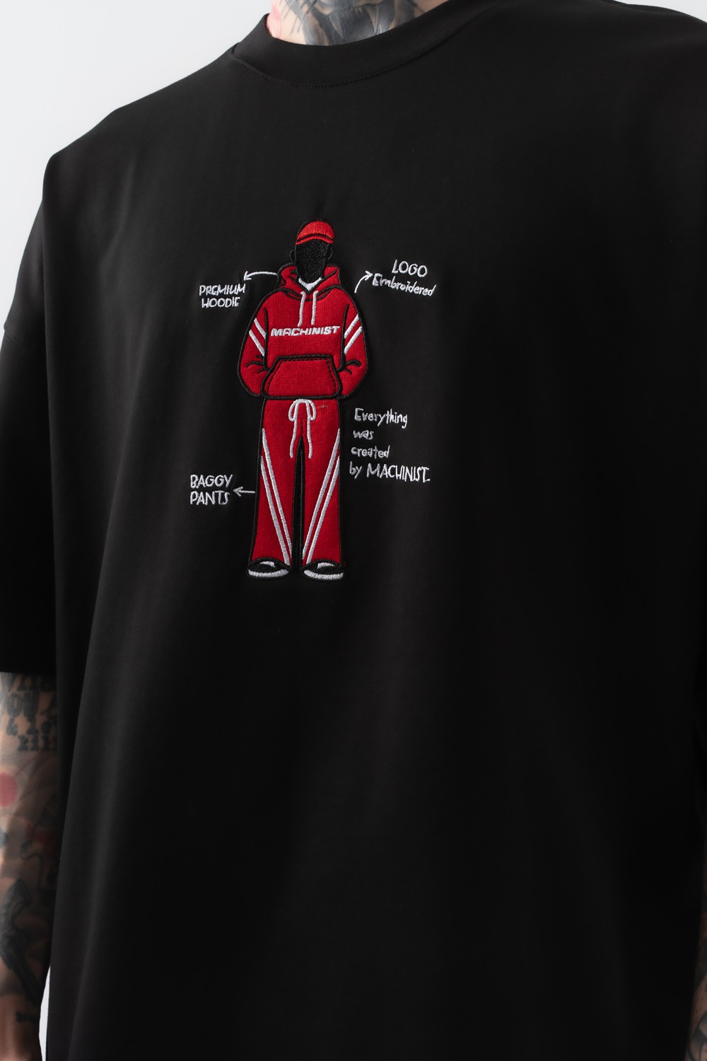 Haze Nakış Detaylı Oversize T-shirt