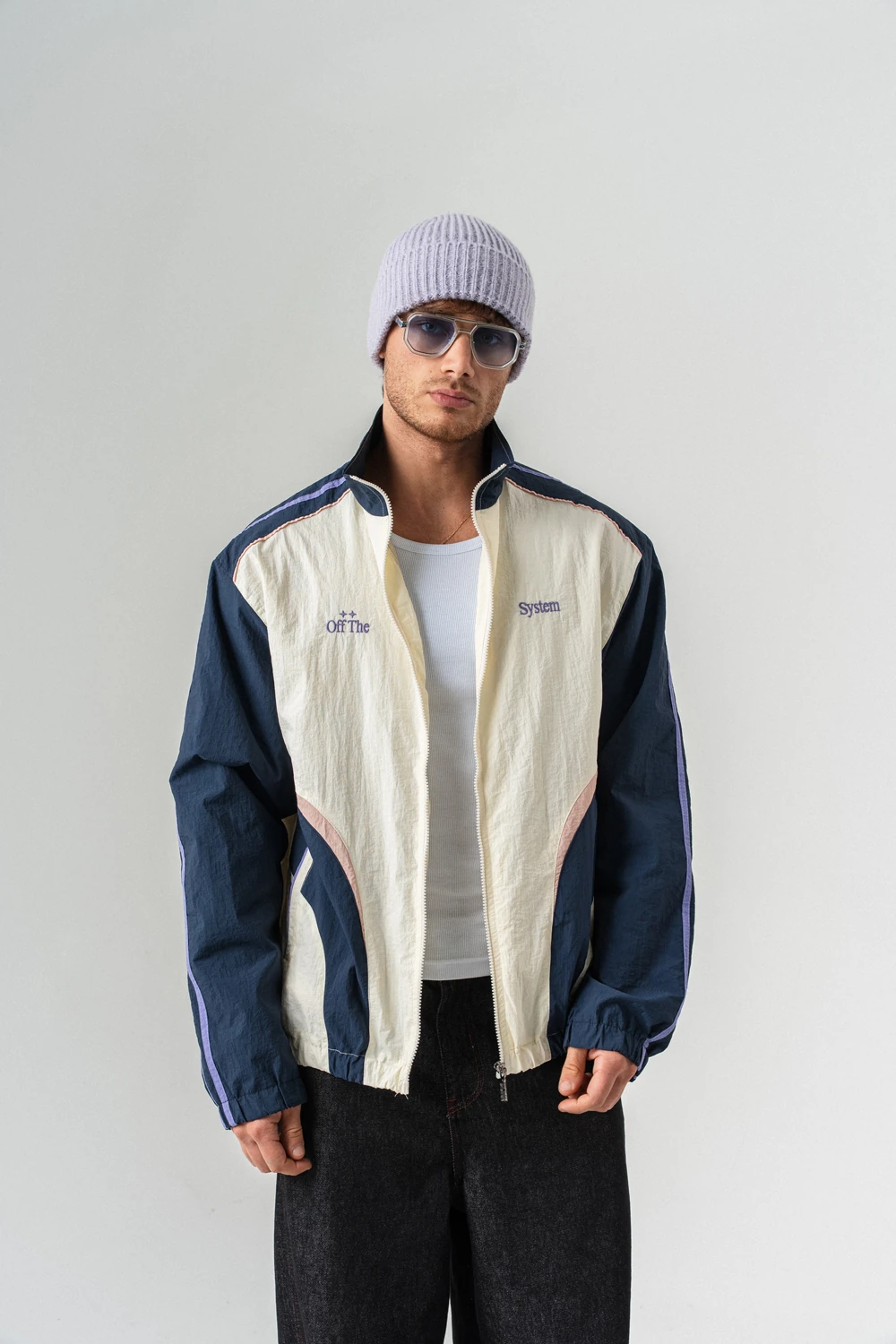 Fallbreak Paraşüt Kumaş Fermuarlı Vintage Rüzgarlık Mont