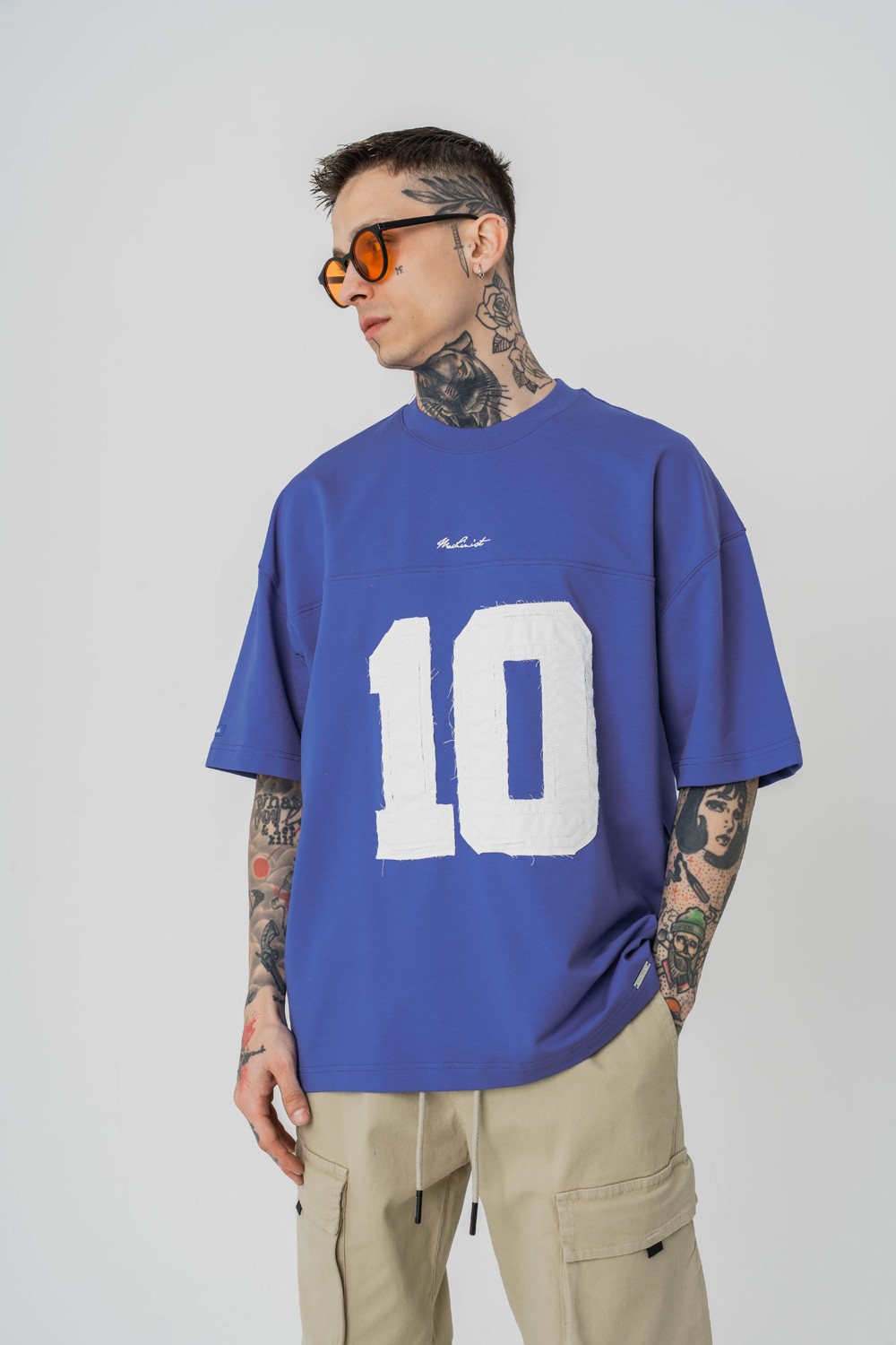 Armando 10  Patch Detaylı Oversize T-shirt