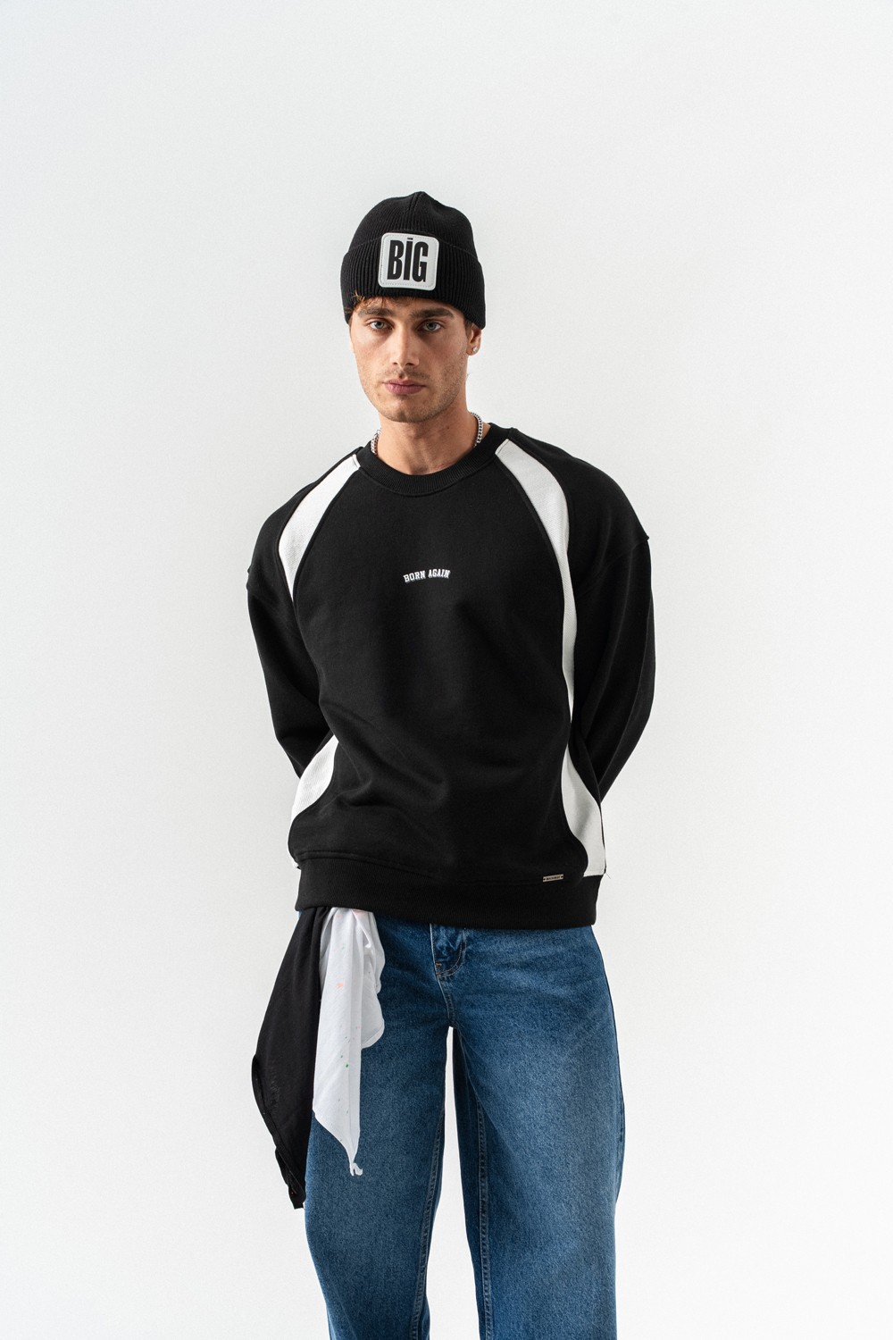 Born Again Bisiklet Yaka Sweatshirt