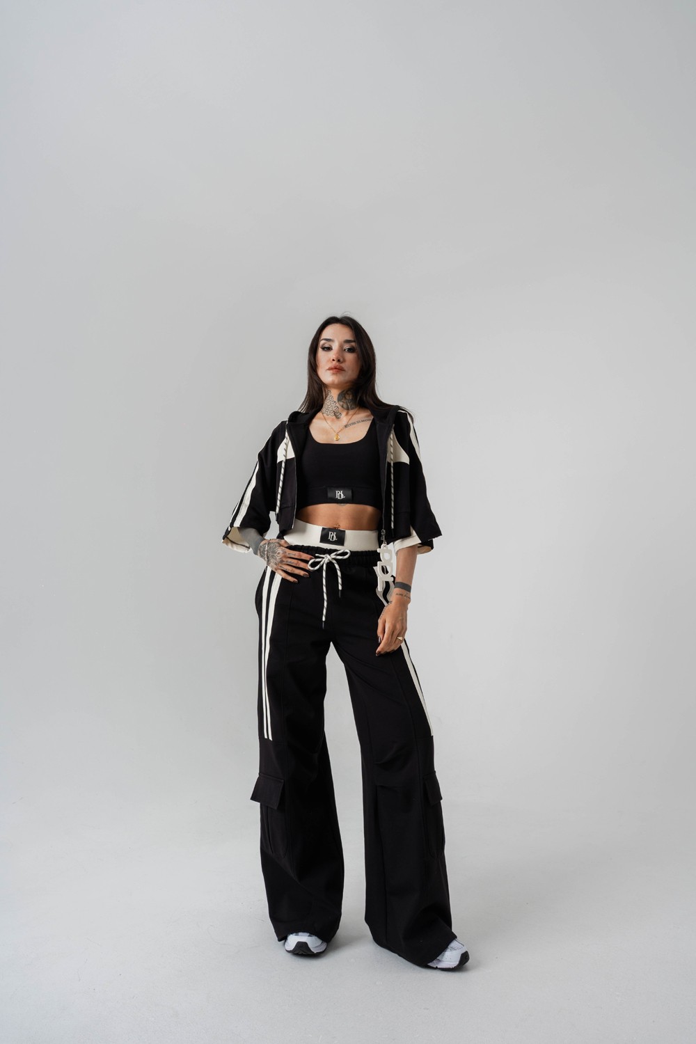 Breezyfit Crop ve Kapüşonlı Kadın T-shirt 2'li Set