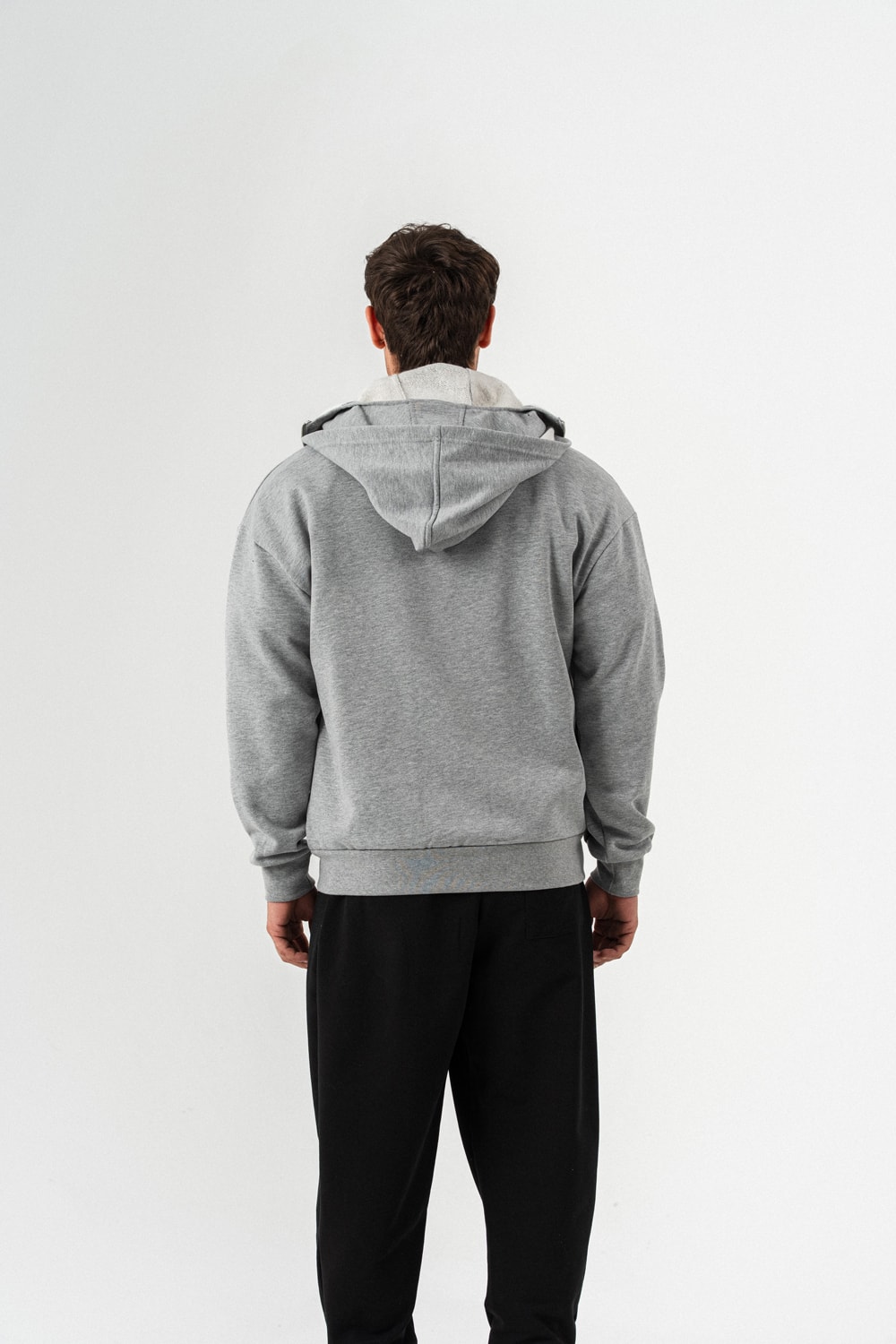 Cypher Maske Detay Fermuarlı Sweatshirt Hoodie