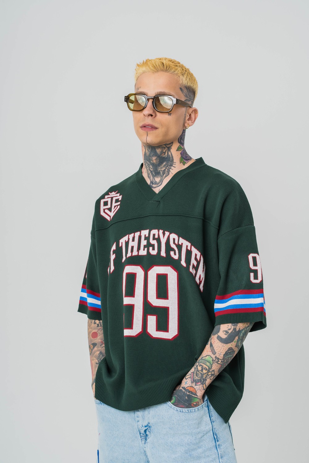Off The System 99 Knit Oversize Triko T-shirt 