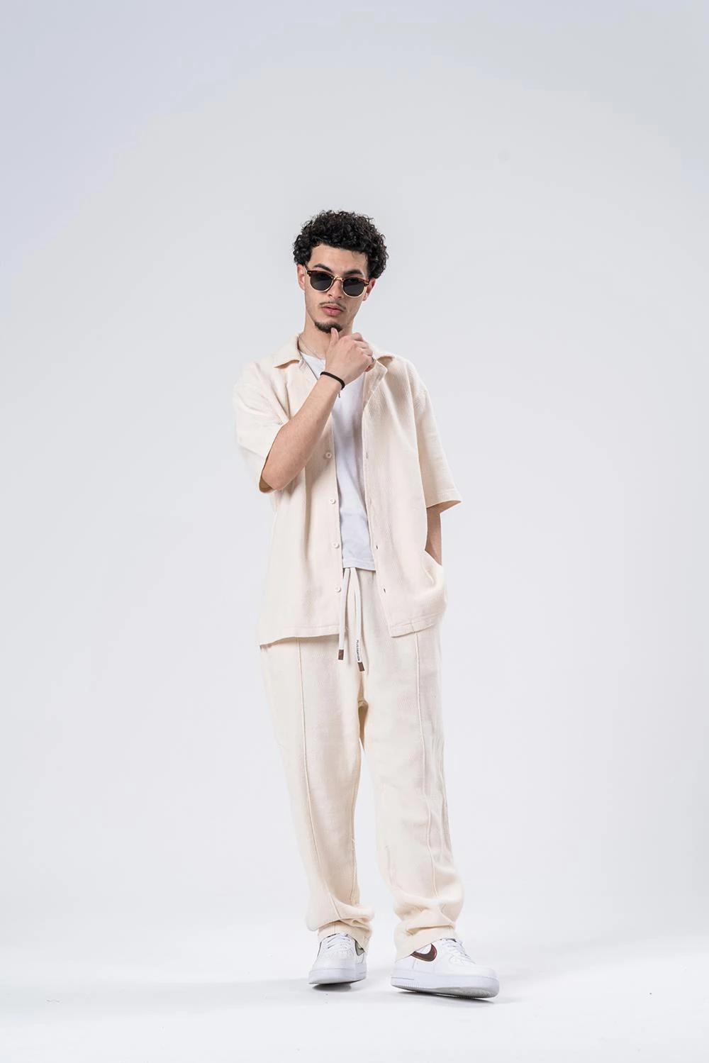 Ibiza Keten Gömlek Ve Pantolon Takım