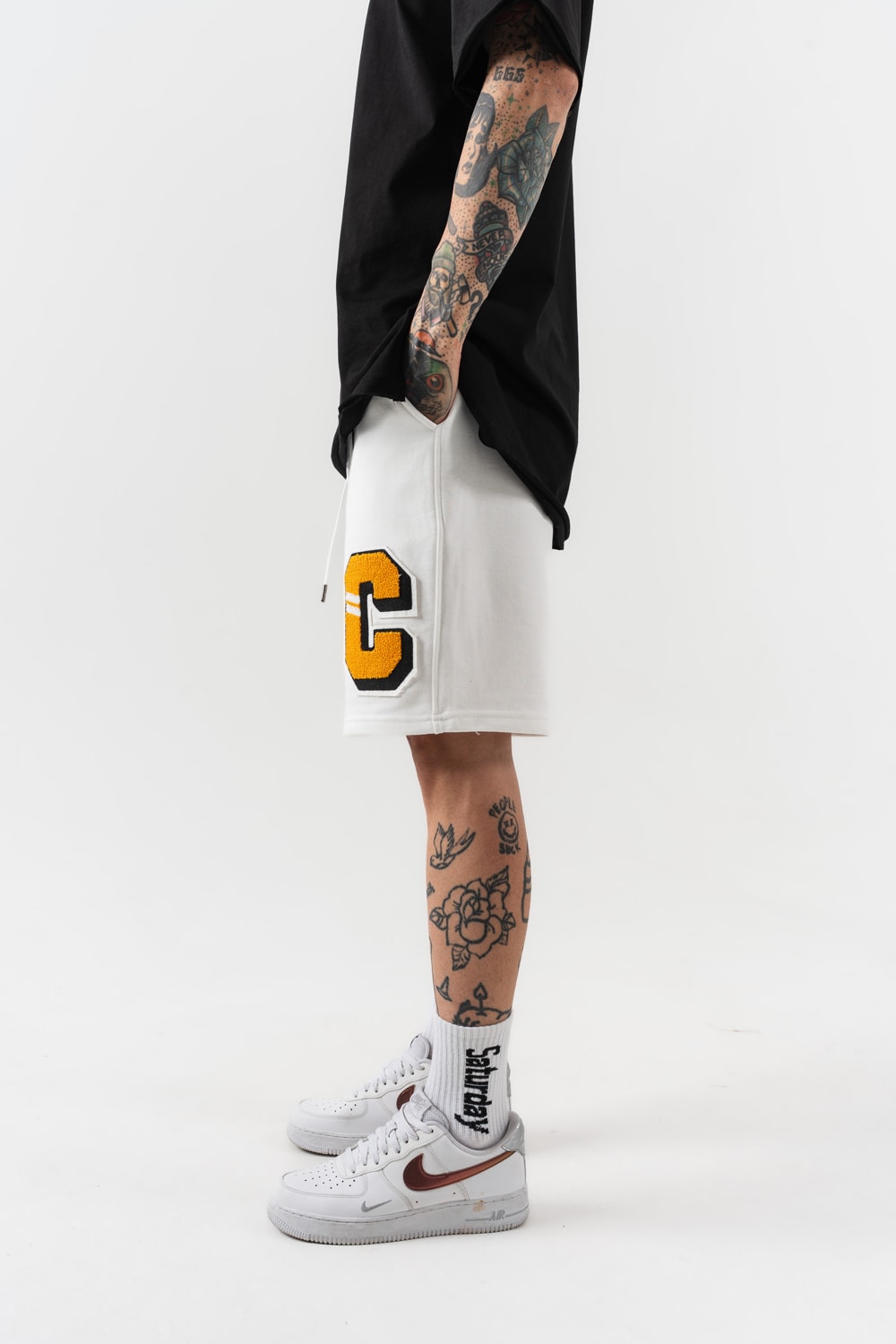 Culture C Nakışlı Oversize Şort