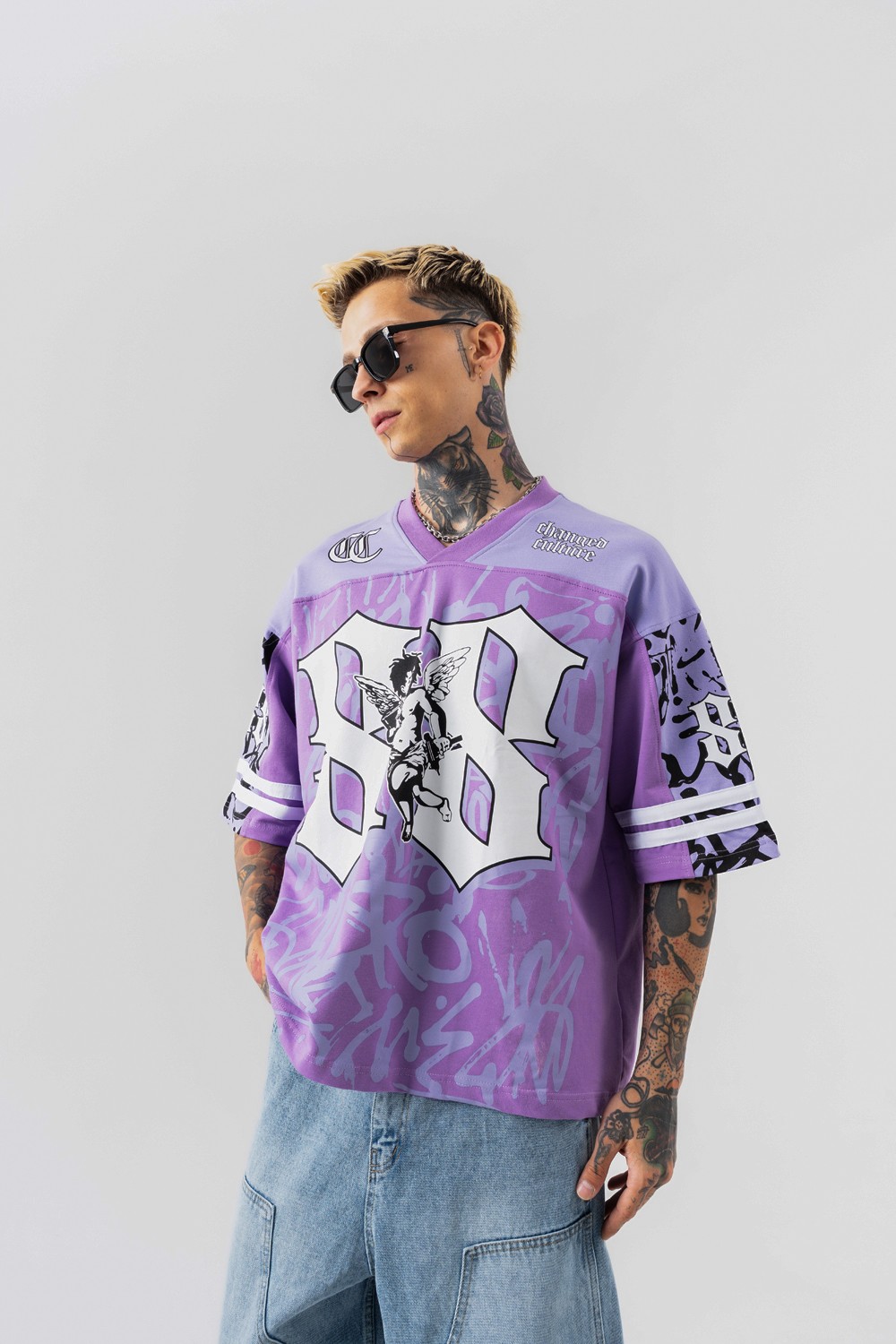 88 Fadecore Oversize T-shirt - Mor
