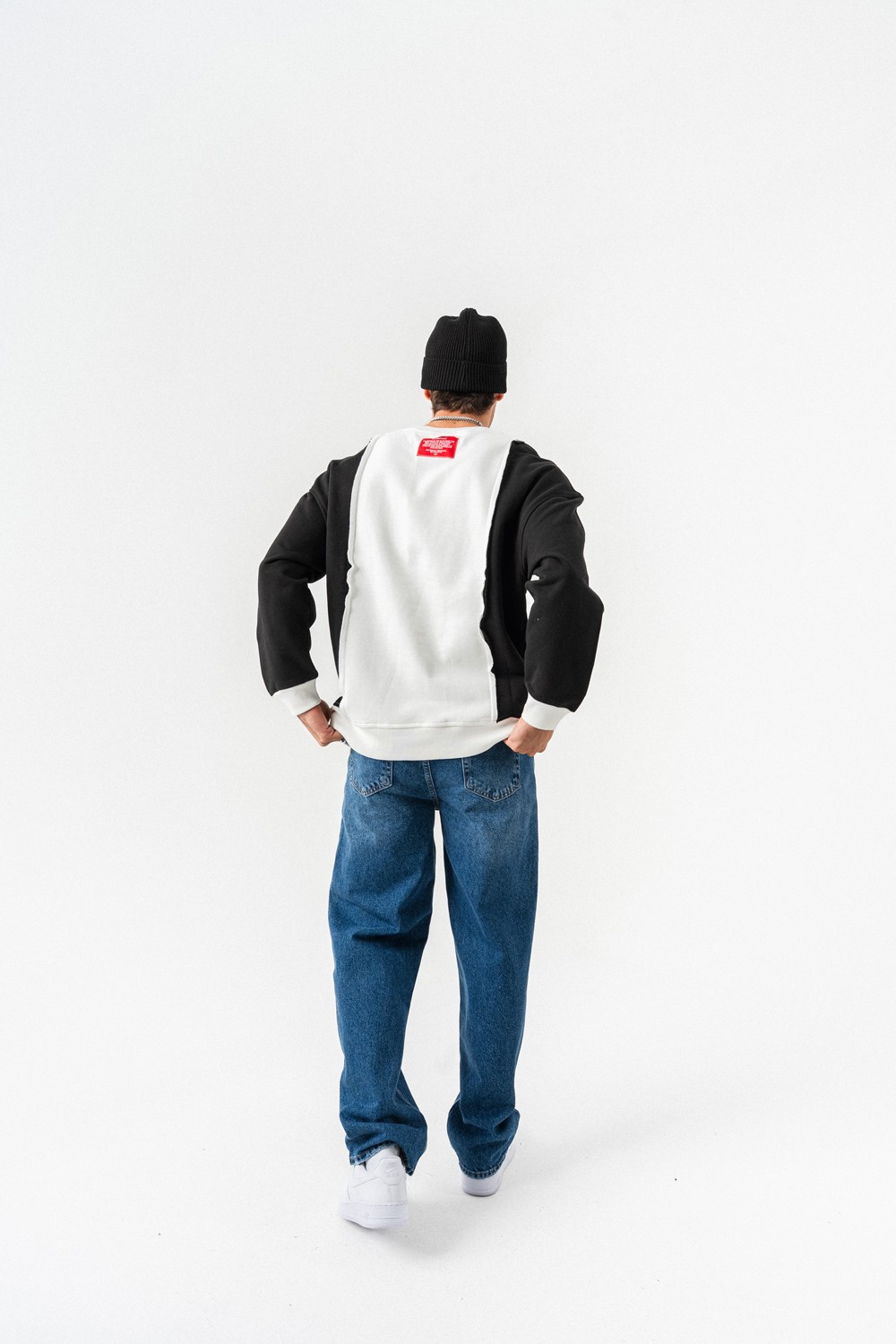 Bridge Bisiklet Yaka Sweatshirt