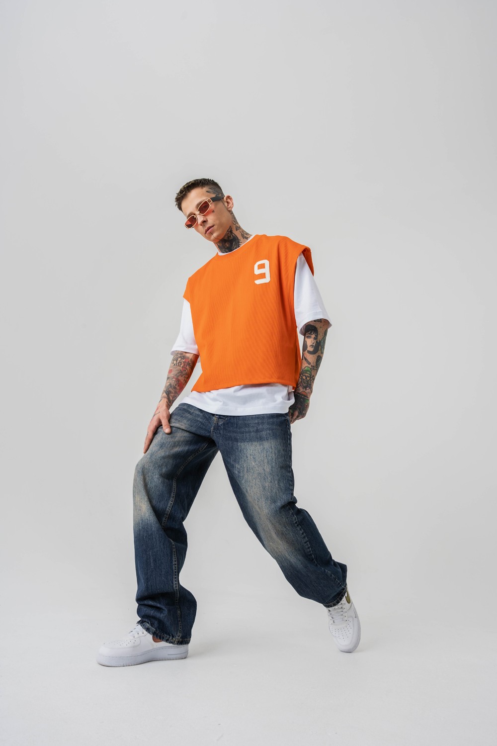 Patriot 9 Premium Oversize Crop ve T-shirt Bir Arada 2'li Set