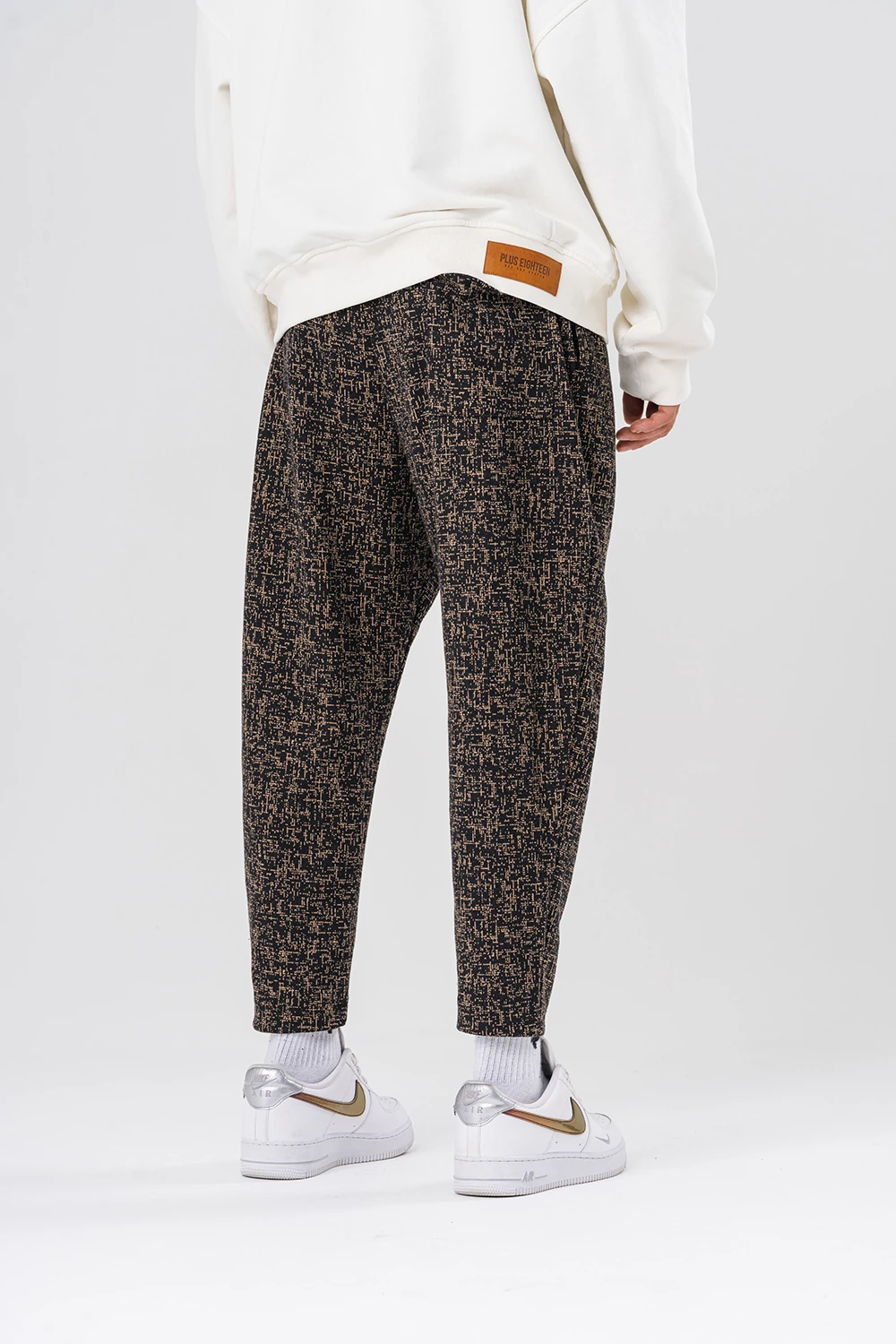 Grayish Bel Lastikli Havuç Kesim Pantolon