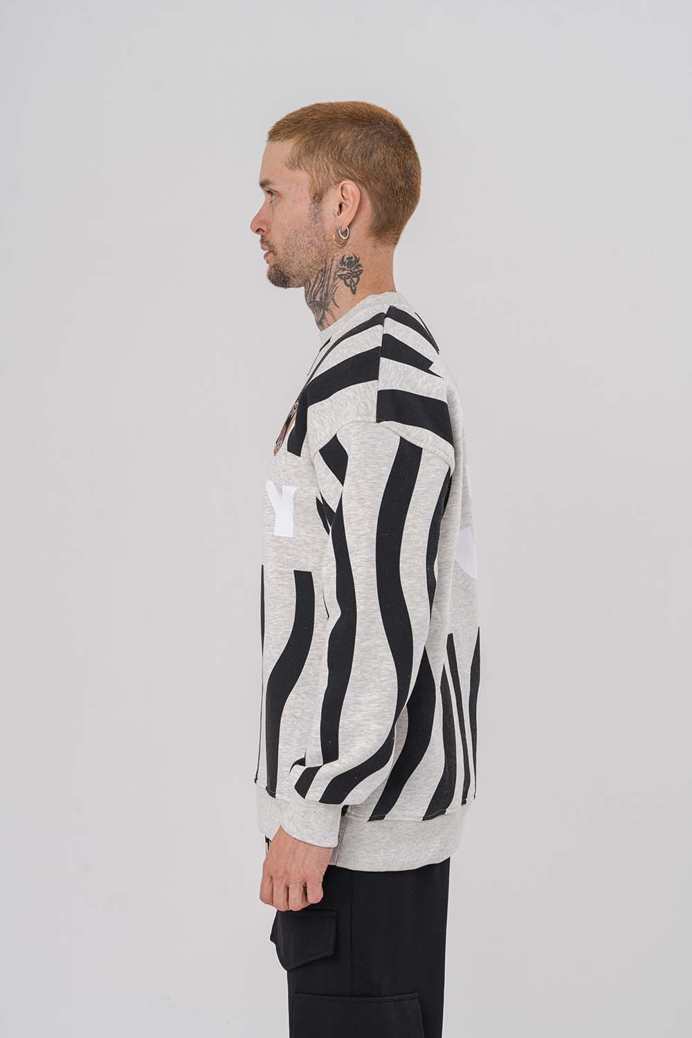 Mercy Tazmania Bisiklet Yaka Sweatshirt