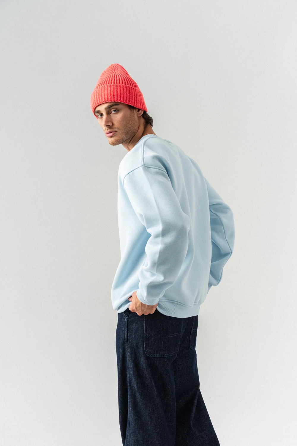 Painter Art Bisiklet Yaka Sweatshirt