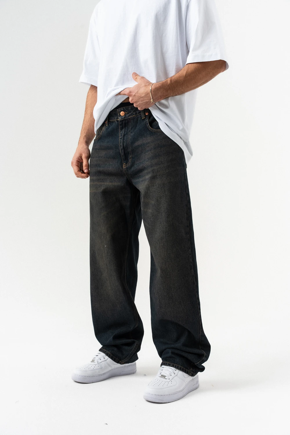 Coolzzy Jean Baggy Pantolon - Camel